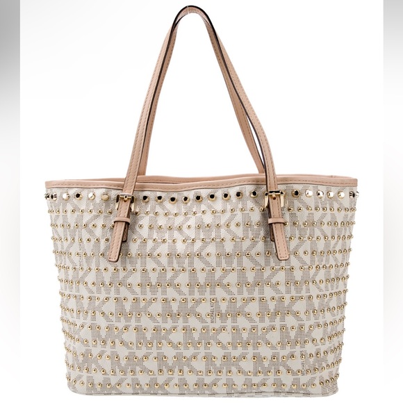 Michael Kors Studded Tote Bag EUC Low firm Price - Picture 2 of 8